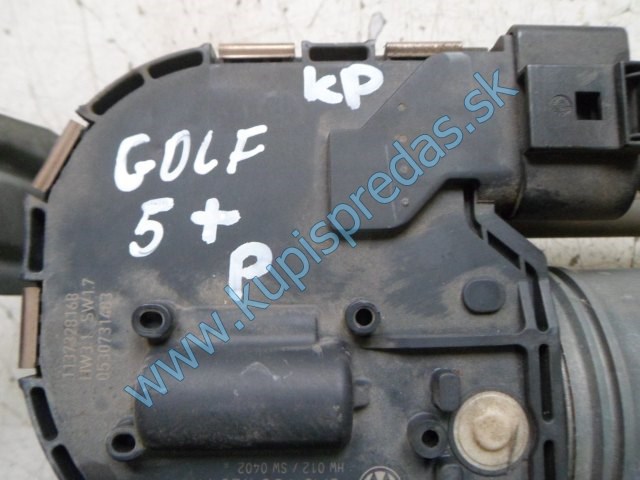 pravý  predný mechanizmus stieračov na vw volkswagen golf 5 plus, +, 5M0955024D